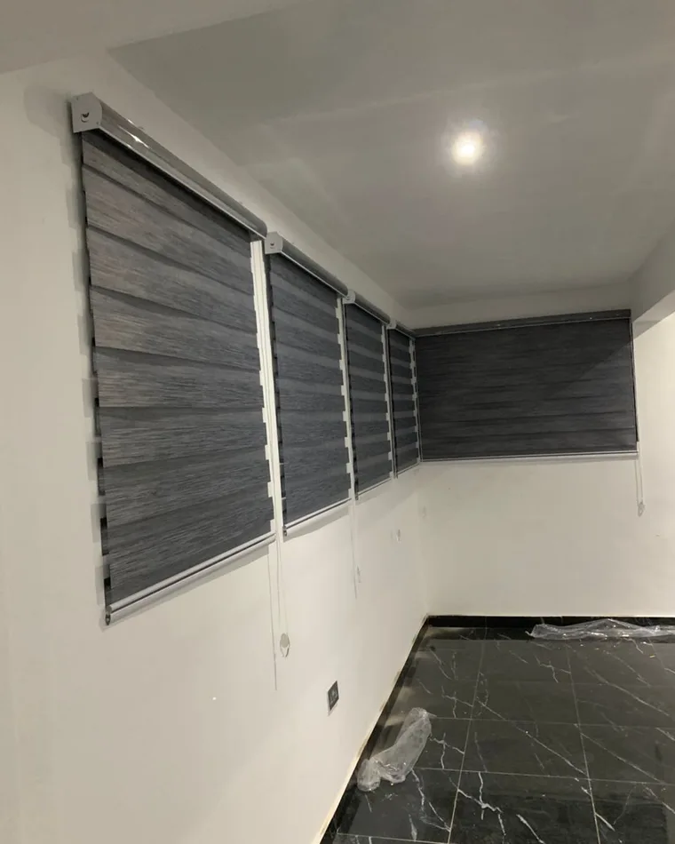 The Executive Hall, blinds fitted along two walls
